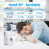 Portable Handheld Fan,6 Speeds 2400mAh Mini Desk Fan Foldable USB Design Rechargeable,Up to 6H Use Time, Personal Small Cooling Fans for Makeup Ey...