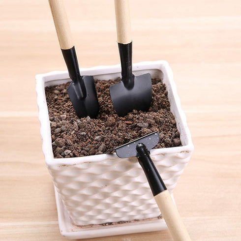 3 Pieces Small Gardening Hand Shovel Garden Trowel Transplanter Lightweight Comfortable Ergonomic Handle Gardening Tool Set Potted Plants Handle G...