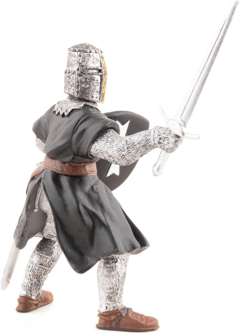 Papo - Hospitaller Knight with Sword - Figurine - 3 Years Old - Fantasy & Medieval Collection - Hand Painted - Realistic Details - Durable and Edu...