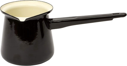 Dexam 17819267 Vintage Turkish Coffee Pot, Enamel, Black, 20.8x10.2x9 cm...