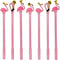 Maydahui 28PCS Crown Flamingo Shaped Rollerball Pen Black Gel Ink Pens Cute Animal Design for Office School Home...