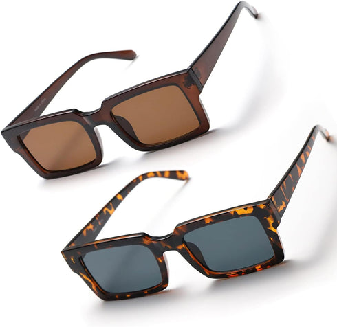 Sunglasses For Women Minimalist Classic Design Fashion UV400 Square Sun Glasses Unisex TY2984...