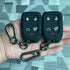 TANDRIVE 2PCS Silicone Smart Key Fob Case Cover for 2023 2022 2021 2020 2019 Chevy Silverado and GMC Sierra 1500 2500HD 3500HD, Remote Protector A...