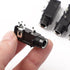 uxcell 10 Pcs 6.35mm 1/4 Inch Stereo Socket 4 Pins PCB Panel Mount Connectors Headphone Mono Thread Lock Audio Jack Connector for DIY Replacement ...