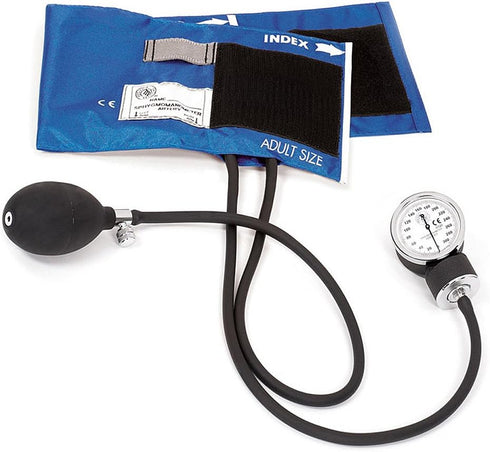 Prestige Medical Premium Adult Aneroid Sphygmomanometer, Royal Blue...