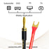 UCINNOVATE 2 Pack HiFi OFC Speaker Cable with Banana Plug to Jumper Spade, Banana Plug to U Fork Plug 14AWG Speaker Wire Cord Jumper Bridge Cable ...