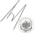 Geyoga Fabric Panel Wall Wire Hooks Cubicle Hooks with Clear Storage Box for Interior Exterior Decor for Picture Home School Office DIY(Silver,50 ...
