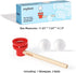 MiDeer Floating Blow Pipe Balls Game, Stress Reliever Balance Blowing Toys for Kids and Adults, Educational Wooden Blowing Toys Party Supplies...