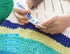 Weabetfu 25mm Large Crochet Hook,Huge Crochet Hooks for Chunky Yarn,Ergonomic Knitting Giant Crochet Hooks,Big Crochet Hooks for Knitting Yarn Car...