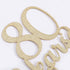 80th Birthday Glitter Cake Topper - 80th Anniversary Decoration Props, Party Favors...