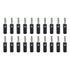4mm Audio Speaker Wire Cable Connector Cable Plugs Plastic Copper,Banana Plugs Speaker 20Pcs Black......