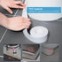 4 Rolls Bath Caulk Tape Waterproof Self Adhesive with Tool,Sealing Tape,Sealant Strips PVC for Kitchen Sinks,Bathroom Bathtub,Toilet (White)...
