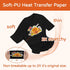 TranSmile PU-Heat Transfer Paper for T Shirts (10 Sheets, 8.5 x 11'') Printable Heat Transfer Vinyl for Dark Fabrics Iron on Transfers for Inkjet ...