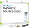 CUHIOY Dry Erase Board 12 x 16 inches Whiteboard for Wall, Double Sided Lapboard with 2 Marker Pens, Portable Hanging White Boards for Office, Hom...