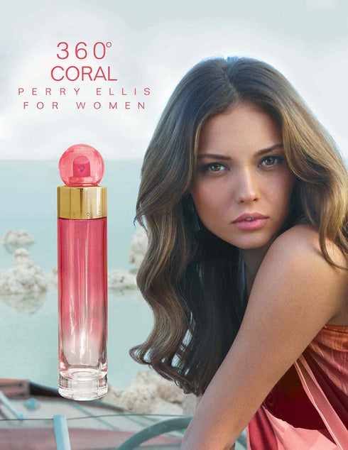 Perry Ellis 360° Coral Body Mist, 8 Ounce...