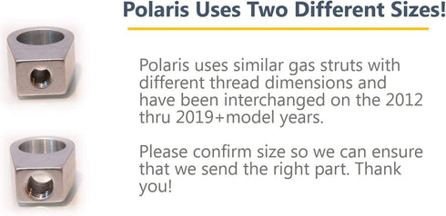 Polaris Dump Bed Strut Rod End Replacement Parts (Check Fitment Below) (6mm (Qty 1) with Cable)...