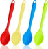4 Pcs Mixing Spoons for Cooking, 8" Small Silicone Spoons Nonstick Heat Resistant Kitchen Spoon Silicone Serving Spoon Stirring Spoon for Kitchen ...