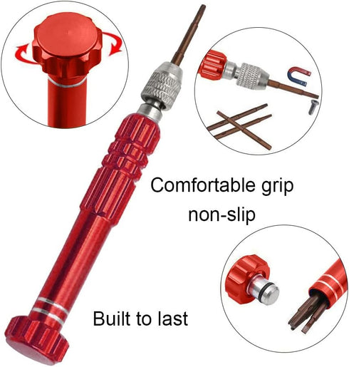 Precision Screwdriver Set?Small Watch Eyeglass Screwdriver Set,Micro Precision Eyeglass Repair Screwdriver Kit Set for Mobile Phone Laptop IPad Su...