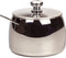 RSVP International Stainless Steel Sugar Bowl Container with Lid and 4.5" Spoon, 8 oz Capacity...