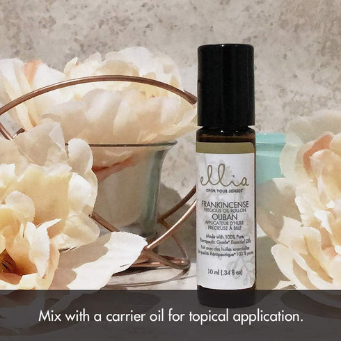 Ellia Frankincense Essential Oil Roll-On | 10ml, 100% Pure, Therapeutic Grade, Clear (ARM-EO10ROFRK)...