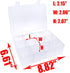 12 Grids Divided Storage Container Adjustable Hard Plastic Component Case with Removable Dividers for Items Organizing Storing...