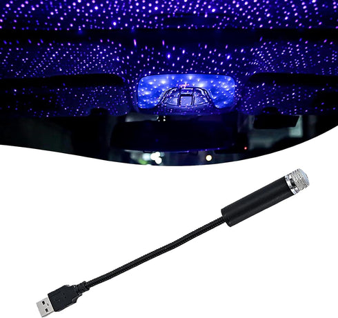 1 Pack Star Projector Night Light, Car Atmosphere Light, Portable Romantic Decorative Light, Automobile Roof Light, Universal for Most Cars, SUVs ...