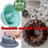 Silicone Buntz Cake Pan,9.5 Inch Nonstick Fluted Pans for baking,Silicone Round Baking Molds for Cakes (Blue)...