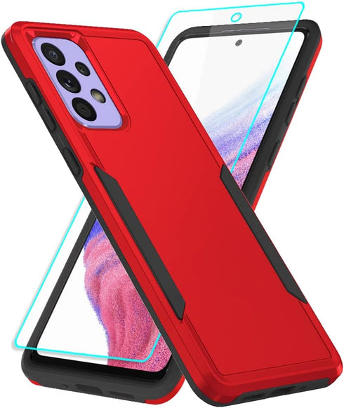 for Samsung A53 5G Case, Galaxy A53 5G Case with Screen Protector,Full Body Protection Durable Rubber Cover Phone Case for Samsung Galaxy A53 5G,R...