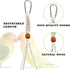 Bird Swing Toys, Hanging Bird Parrot Hammock, Colorful Cotton Bird Perch Stand, Bird Cage Accessories for Parakeet Cockatiel Conure Lovebird Budgi...