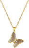 T2 luxury butterfly necklace for woman...