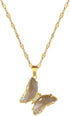 T2 luxury butterfly necklace for woman...