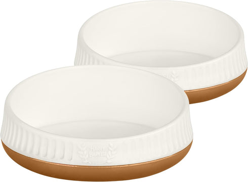 Harry Barker Slanted Modern Cat Bowls - 2 Pack...