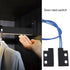 Bstinay AC110-220V Door Window Reed Switch Black Normally Open Magnetic Door Contacts Switch...