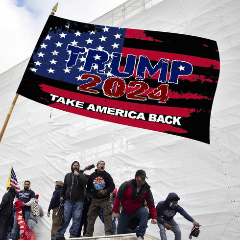 Trump 2024 Take America Back Flags 3x5 FT Outdoor - USA,Best Choice Trump Banner for Outside UV protection Fade Resistant for Farmhouse Garden Dec...