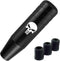 1 PC Gear Stick Shifter Knobs, Skull Design Aluminum Alloy Weighted Gear Lever Metal Stick Shifter Handle Fit for Most Automatic Manual Vehicle (B...