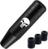 1 PC Gear Stick Shifter Knobs, Skull Design Aluminum Alloy Weighted Gear Lever Metal Stick Shifter Handle Fit for Most Automatic Manual Vehicle (B...