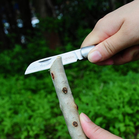 Pruning Knife,Grafting knife, Stainless Steel Garden Budding Knife, Folding Pocket Knife For Grafting Multi Cutting Tool, Weed Bushes Branches Mus...