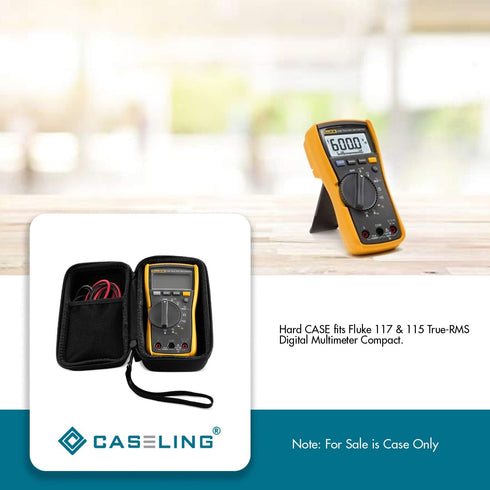 Caseling Hard Case fits Fluke 117/115/101/107/106 Digital Multimeter Compact (Case Only)...