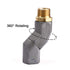 1 Inch NPT Fuel Hose Swivel 360 Rotating Connector for Fuel Nozzle Multi Plane Fuel Plane Swivel...