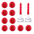 10pcs Red Caulk Saving Cap Caulk Sealer Saver Caulking Tube Finishing Tool for Sealing and Preserving...