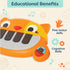B. toys- B. baby- Mini Meowsic- Mini Toy Keyboard – Baby Piano – Songs, Sounds & Lights – Sensory Baby Toys – 6 Months +...