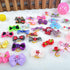 Pet Headdress Bowknot Flower Pet Dog Accessories Long-haired Princess Style Headdress Dress Up Dog Hairpin Randomly (50pcs Bow headdress)...