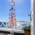 Garden Loving Heart Wind Chimes Outdoor Indoor Decor, Hand-Made Heart Musical Wind Chime, Mobile Wind Catcher Romantic Wind-Bell for for Home, Mom...