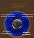 Car Steering Wheel Cover Gear Shift Handbrake Fuzzy Cover 1 Set 3 Pcs Multi-Colored with Winter Warm Pure Wool Fashion for Girl Women Ladies Unive...