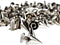 PMLAND 200 Sets/Pairs 9.5mm Silver Cone Spikes Screwback Studs DIY Craft Cool Rivets Punk...