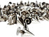 PMLAND 200 Sets/Pairs 9.5mm Silver Cone Spikes Screwback Studs DIY Craft Cool Rivets Punk...