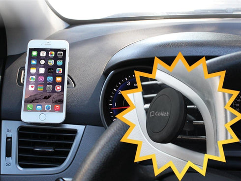 Car Air Vent Cell Phone Holder - Magnetic Phone Holder Mount – Extra Strength Magnets Compatible for iPhone 14 Pro Max Mini 13 12 11 Samsung Galax...