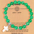 Pingyongchang Christian Cross Gifts for Women Men Energy Crystal Bracelets Faith Easter Catholic Religious Jewelry Natural Stone Stretch Bracelets...