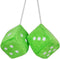 Stylish Car Dice Fuzzy - Retro Fuzzy Dice for Rear View Mirror, Premium Quality Hanging Dice for Car Mirror Decoration - Express Your Unique Style...