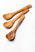 MARGOUMY 3 Small OLIVE Wood Spoons 5.6 inch, HANDCRAFTED Small Wooden Spoons for Condiments,Honey,Coffee,Tea,Jam,Bath Salts...